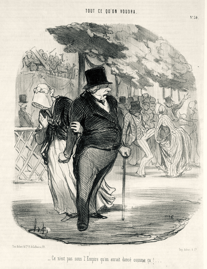  奥诺雷·杜米埃 Honore Daumier ——这不是我们跳舞，帝国